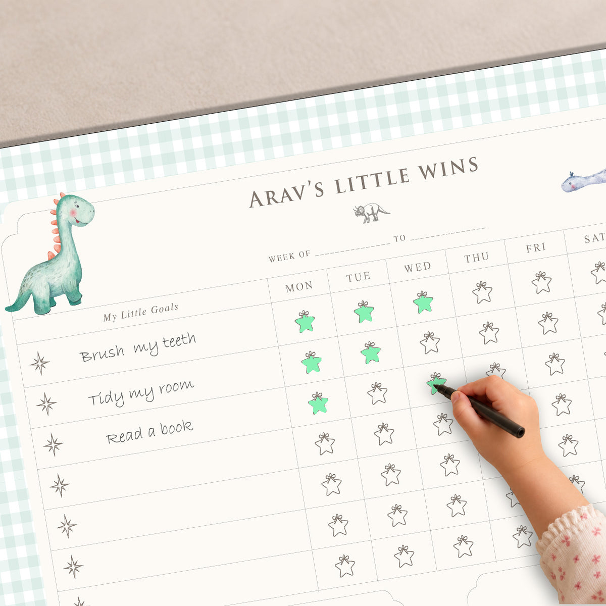 Little Rex Reward Chart