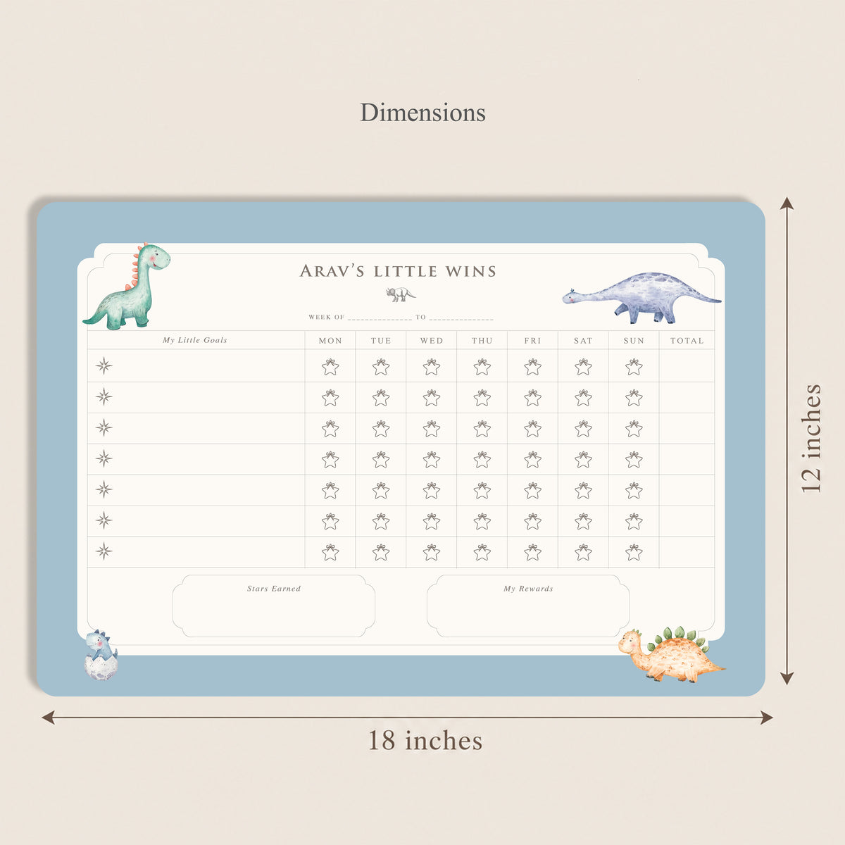 Little Rex Reward Chart