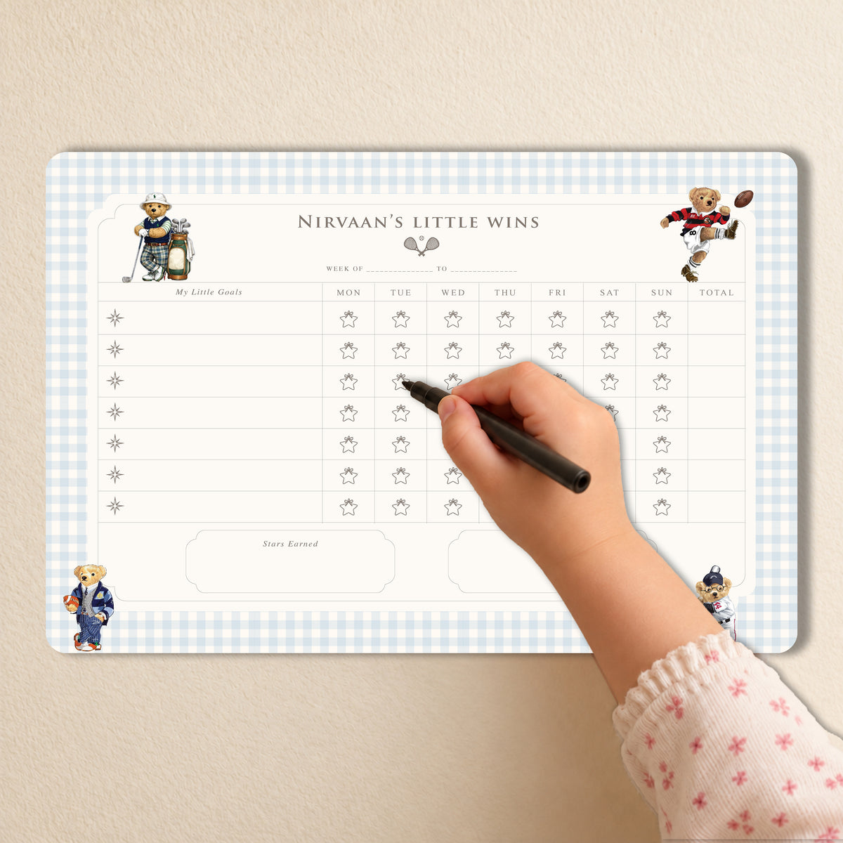 Sports Club Reward Chart