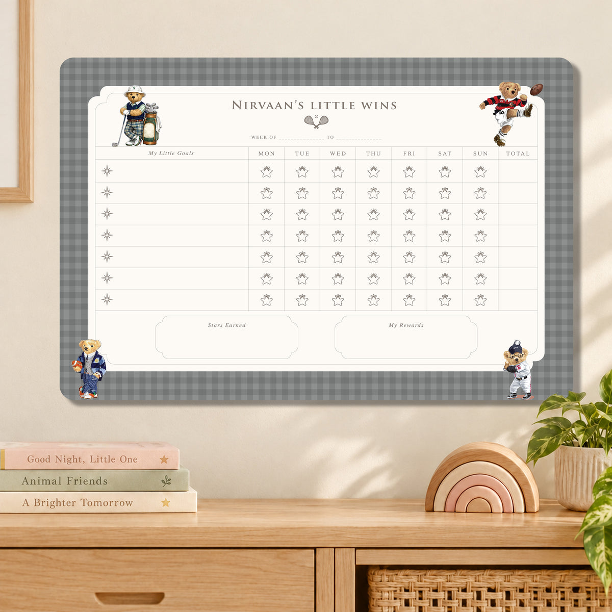 Sports Club Reward Chart