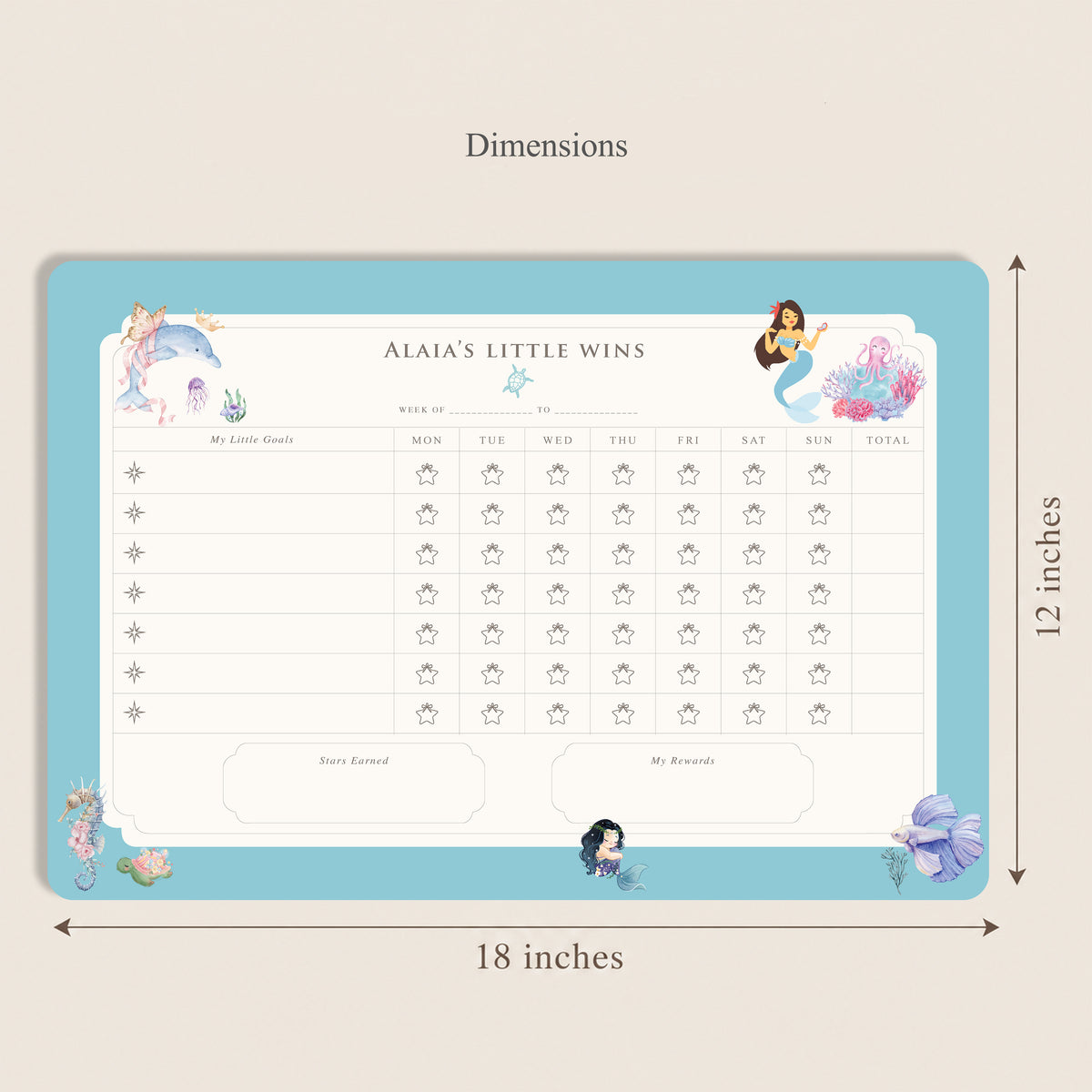 Ocean Belle Reward Chart
