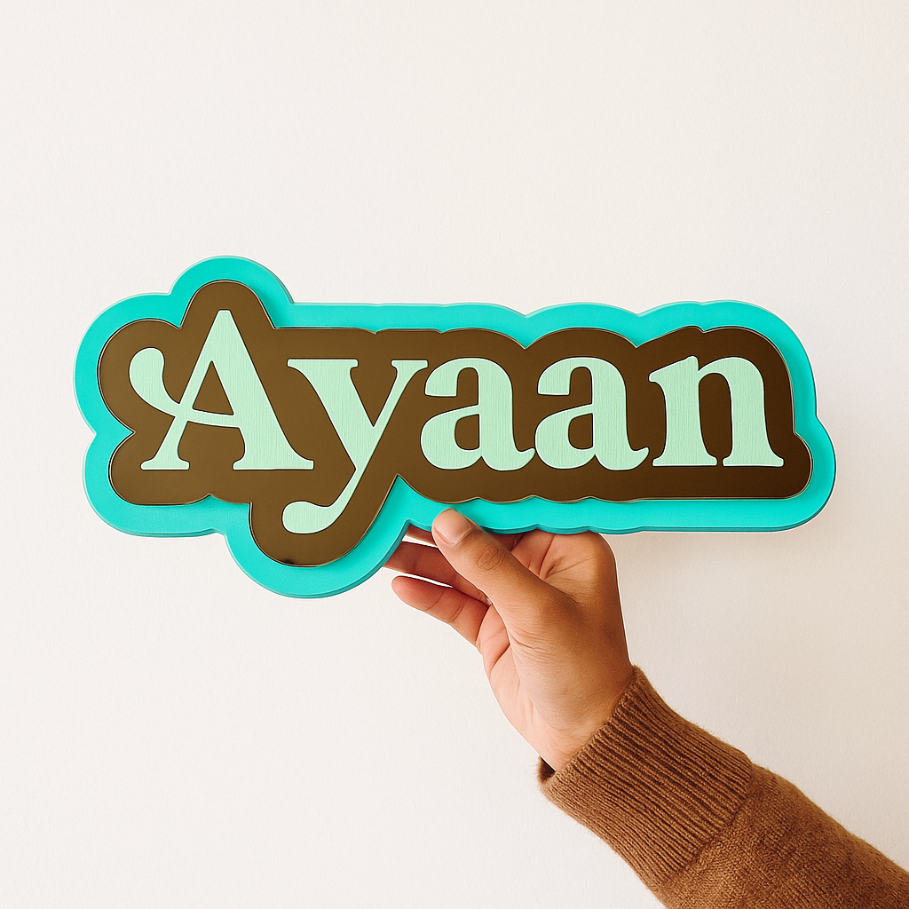 Mint Name Sign