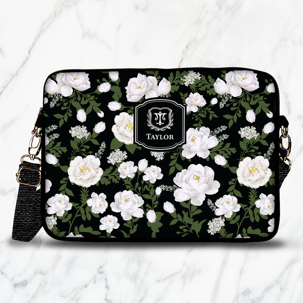 Peonies Laptop Bag