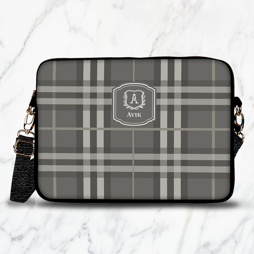 Plaid Laptop Bag