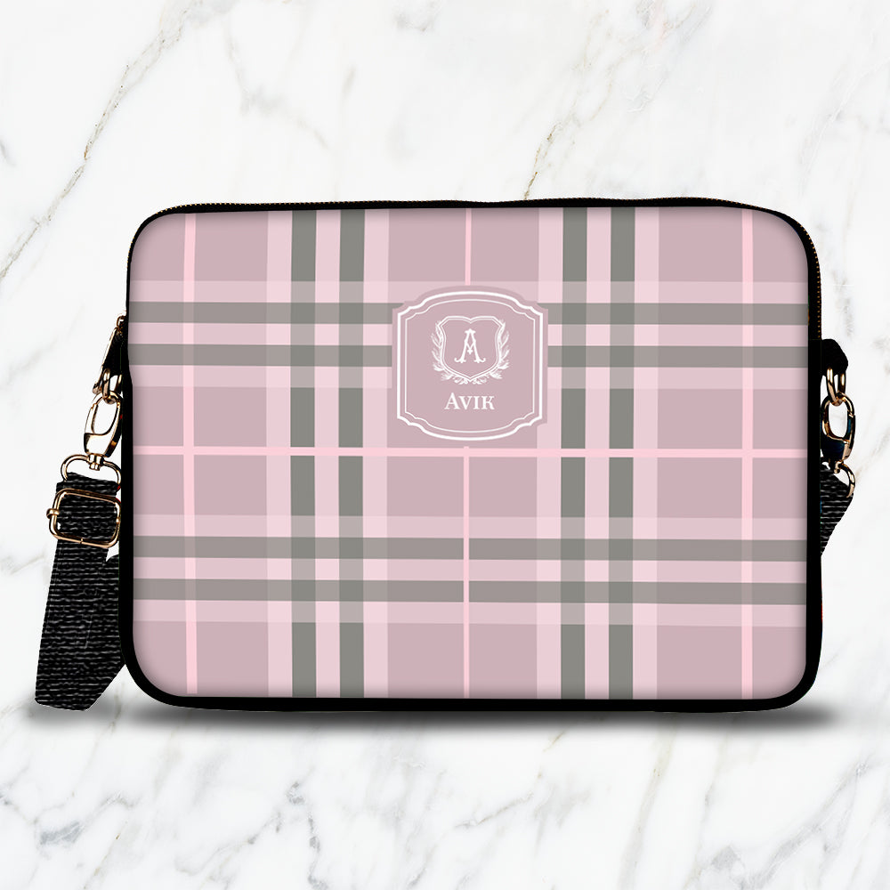 Plaid Laptop Bag