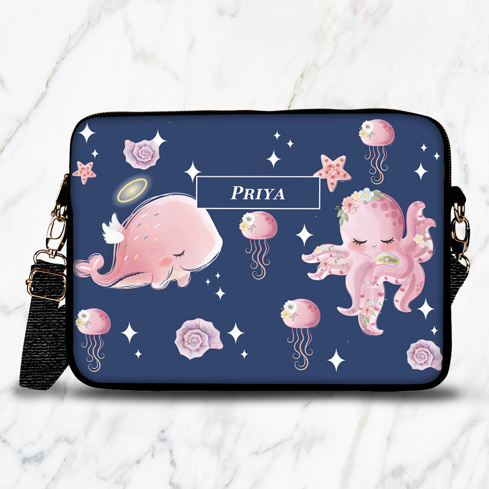 Blushing Underseas Kids Laptop Bag