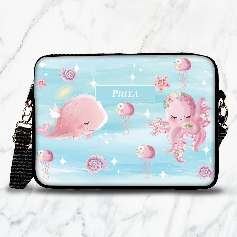 Blushing Underseas Kids Laptop Bag