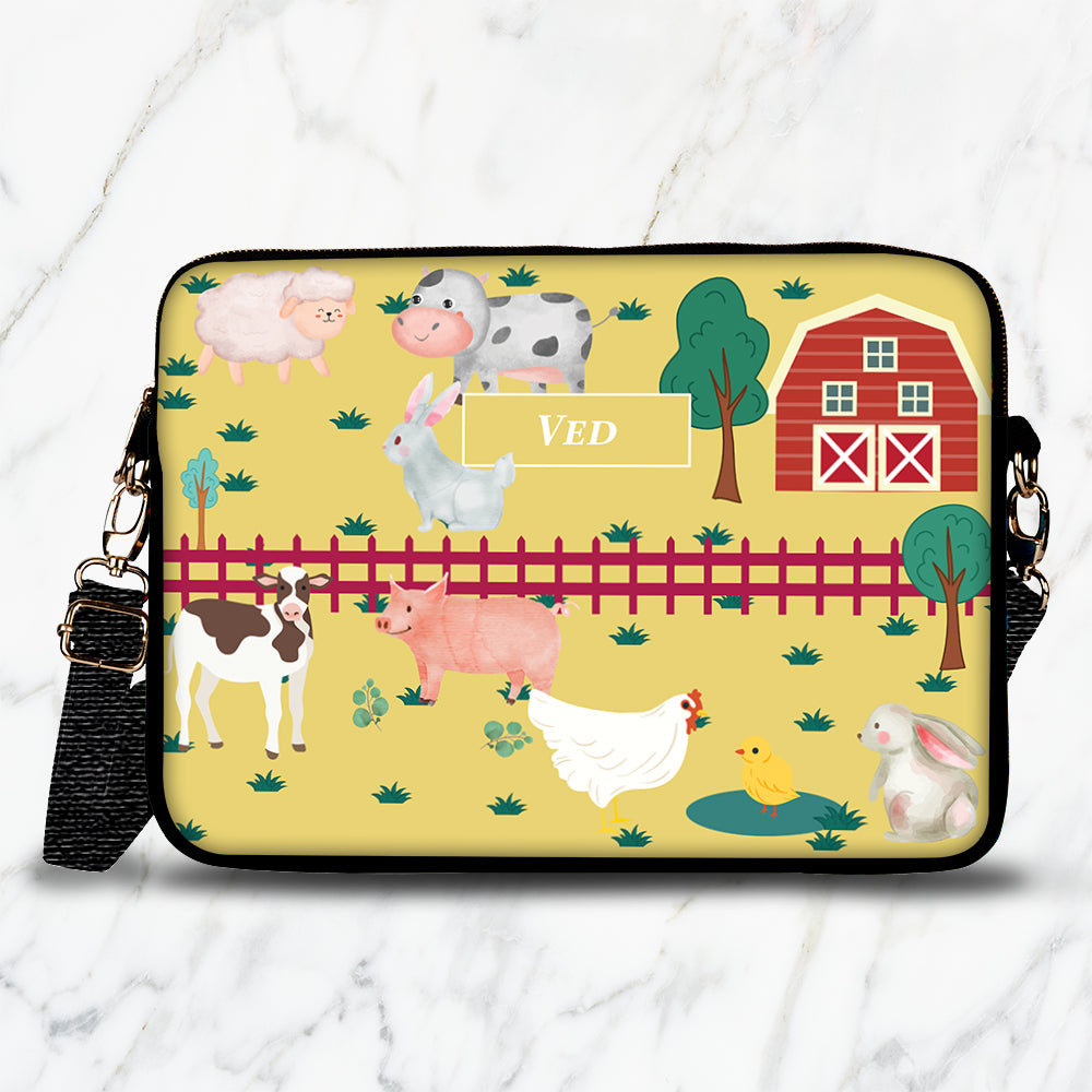 Farm Friends Kids Laptop Bag