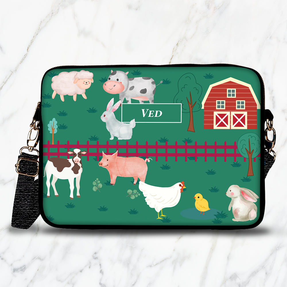 Farm Friends Kids Laptop Bag