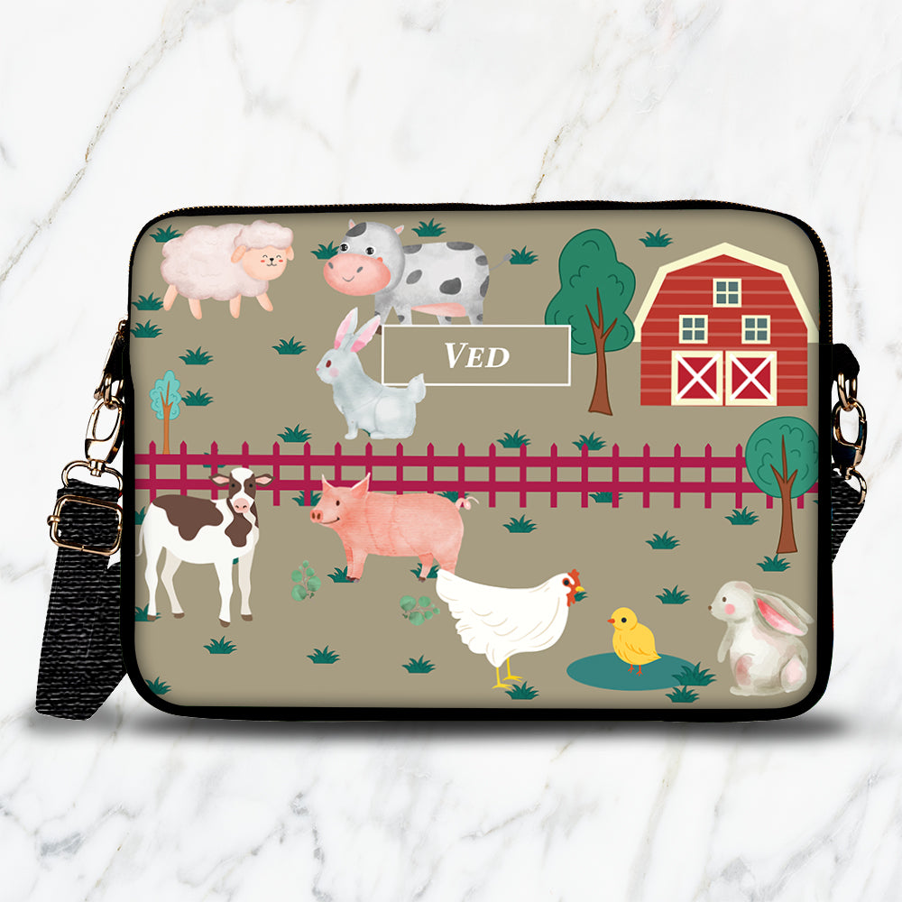 Farm Friends Kids Laptop Bag