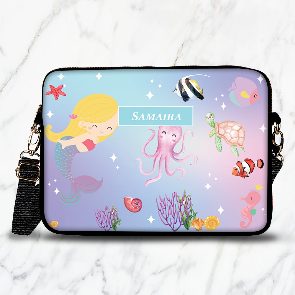 Lil Mermaid Kids Laptop Bag