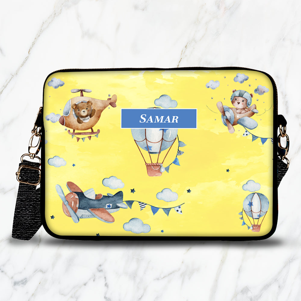 Teddy's Flight Kids Laptop Bag