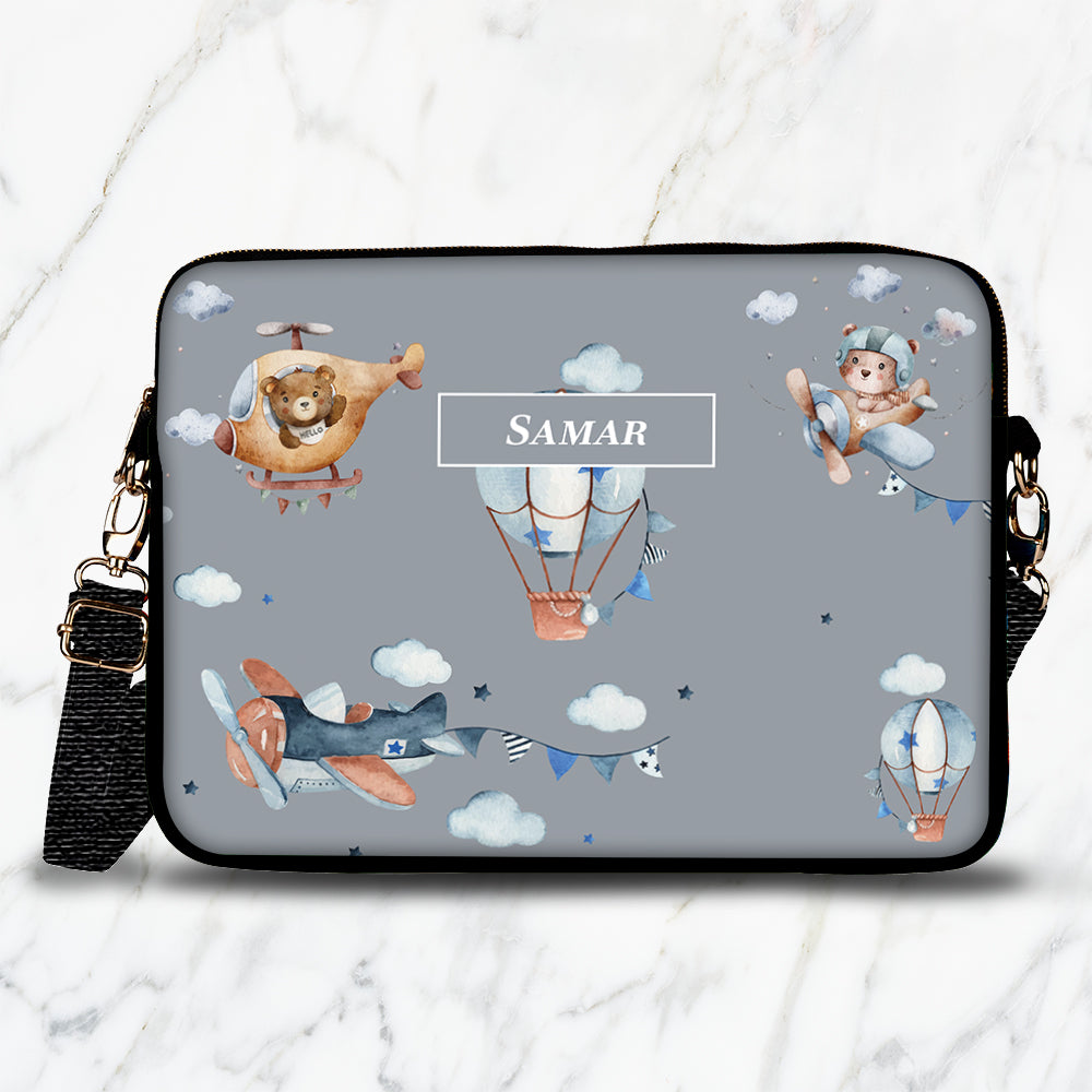 Teddy's Flight Kids Laptop Bag