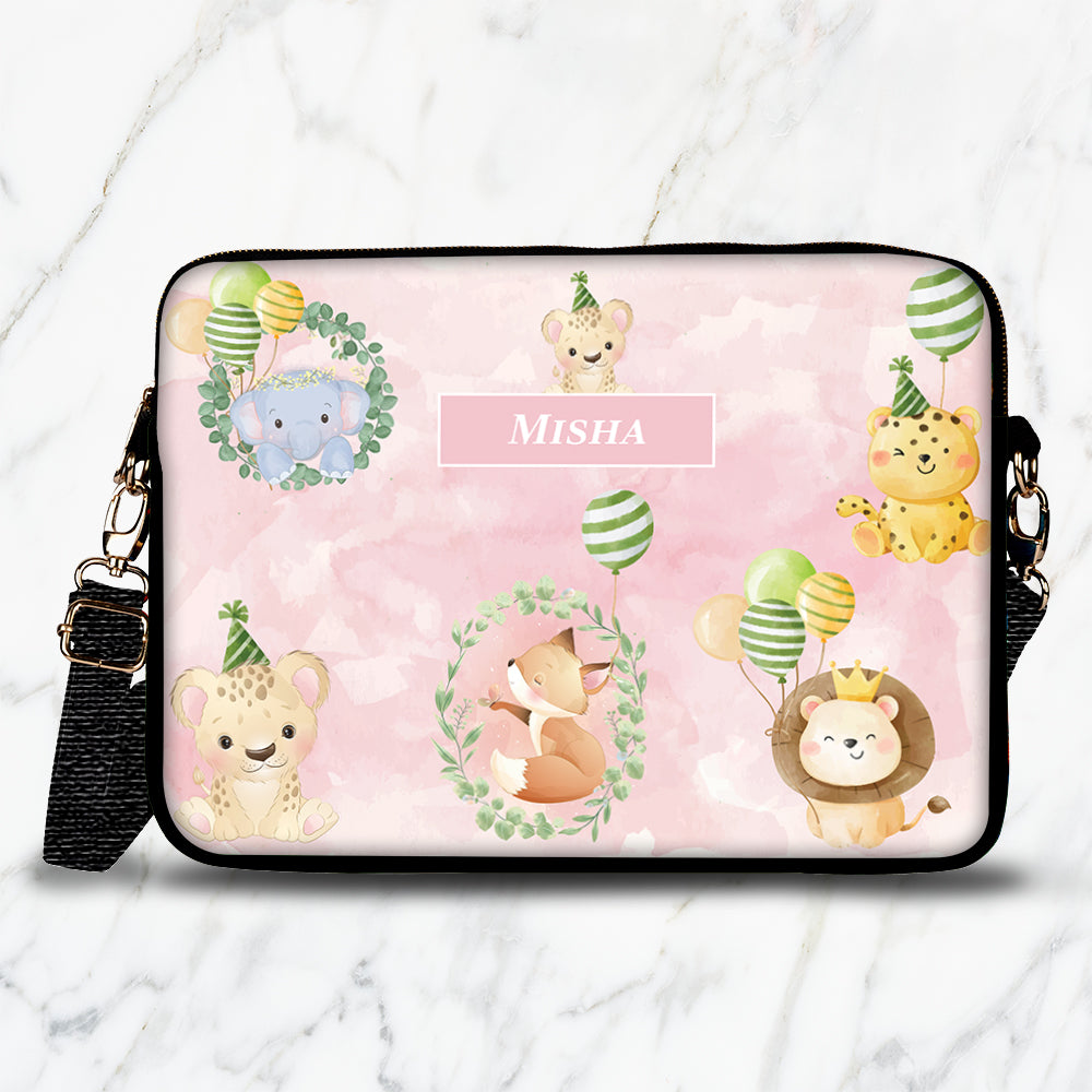 Safari Soiree Kids Laptop Bag