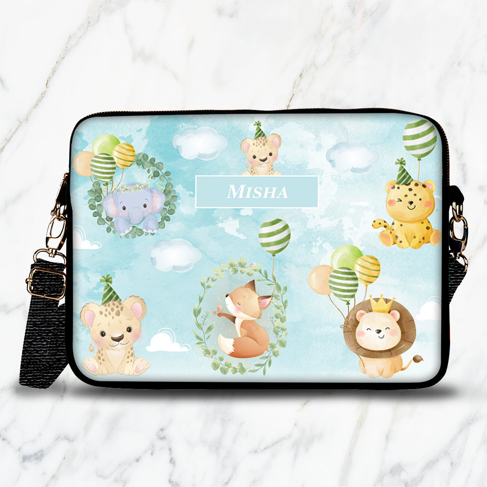 Safari Soiree Kids Laptop Bag