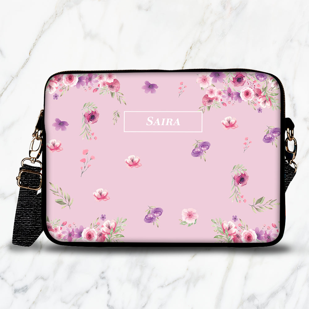 Floral Fiesta Kids Laptop Bag