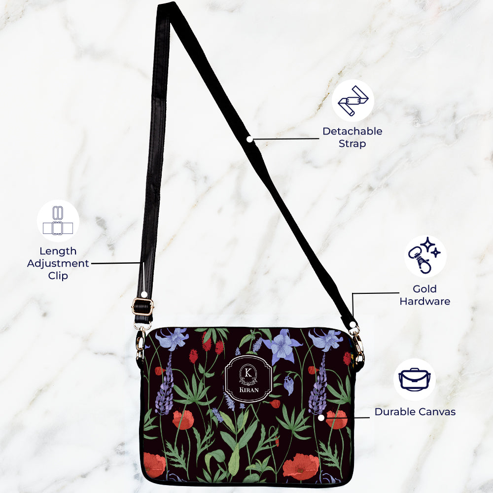 Scarlet Bloom Laptop Bag