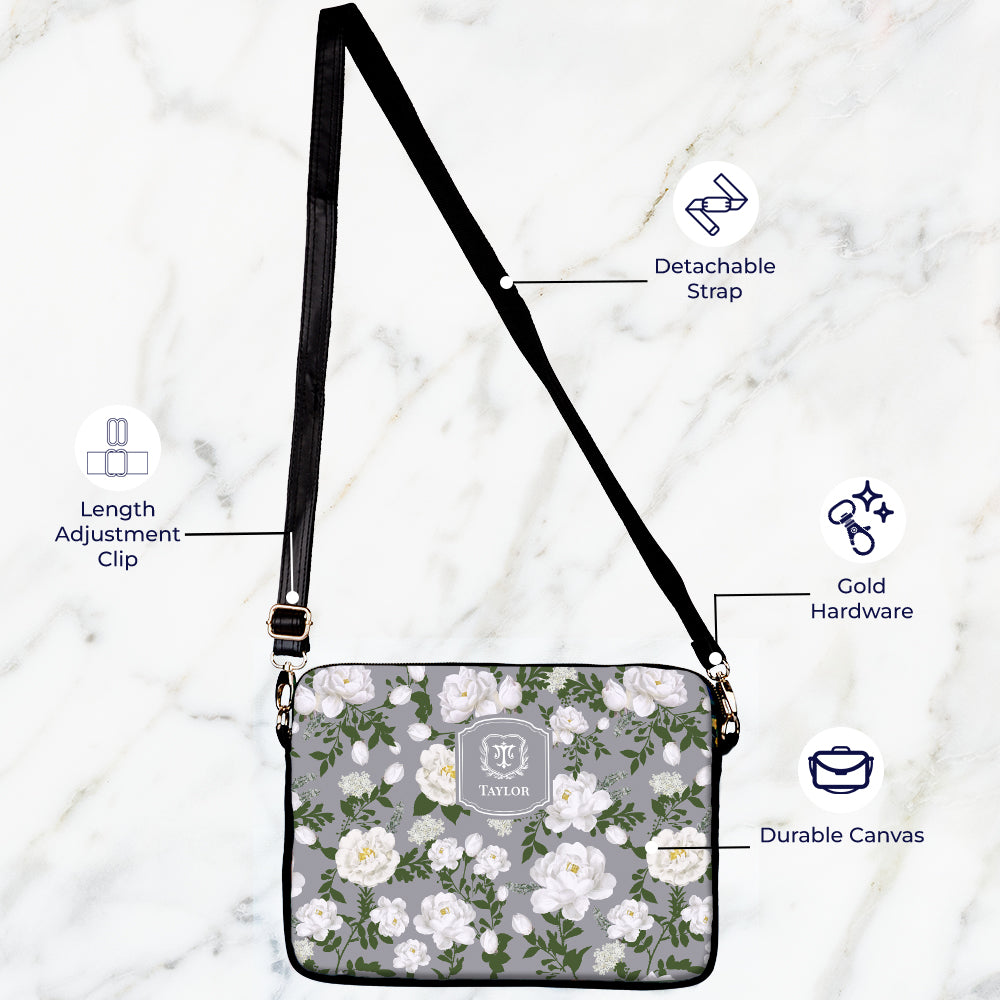 Peonies Laptop Bag