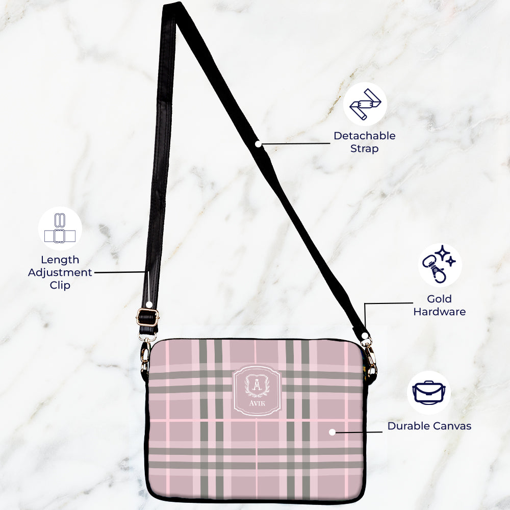 Plaid Laptop Bag