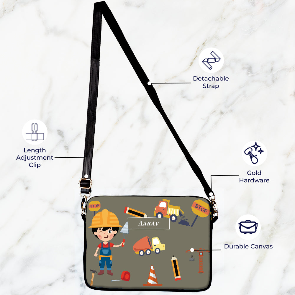 Little Builder Kids Laptop Bag