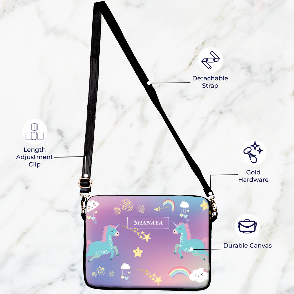 Unicorns & Rainbow Kids Laptop Bag