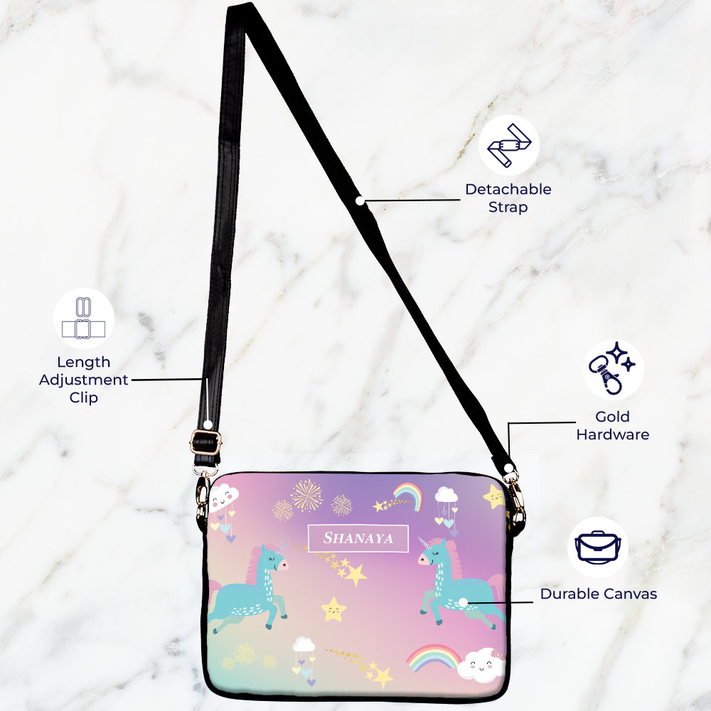 Unicorns & Rainbow Kids Laptop Bag