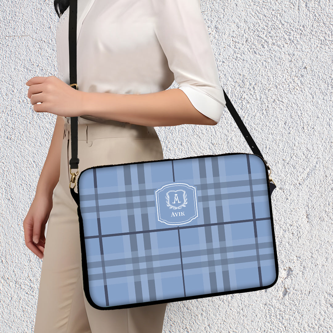 Plaid Laptop Bag