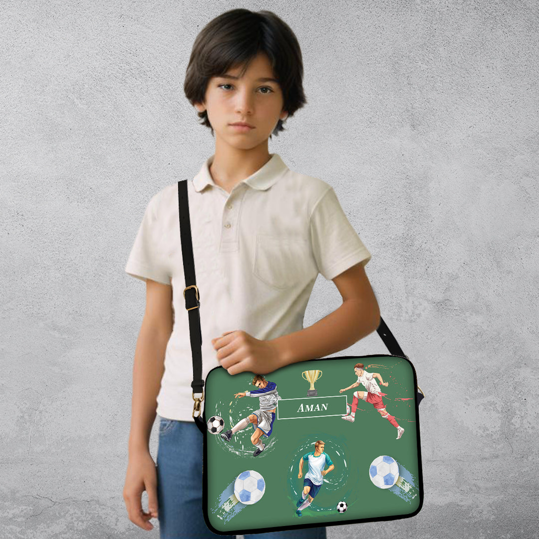 Football Fever Kids Laptop Bag