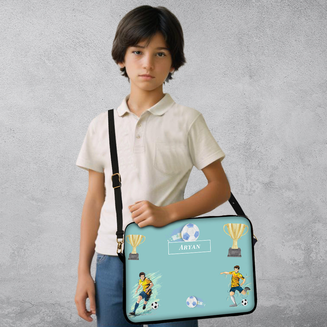 Football Fever Kids Laptop Bag