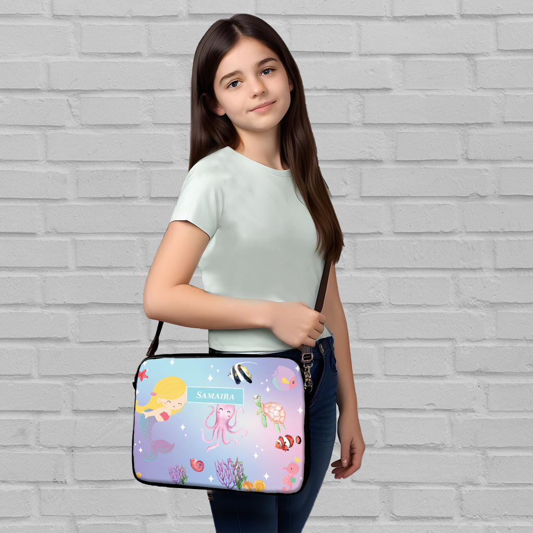 Lil Mermaid Kids Laptop Bag