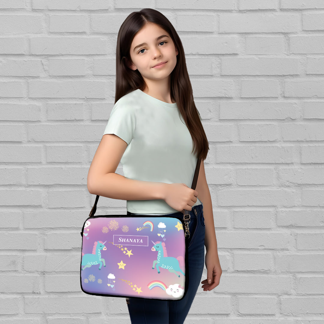 Unicorns & Rainbow Kids Laptop Bag