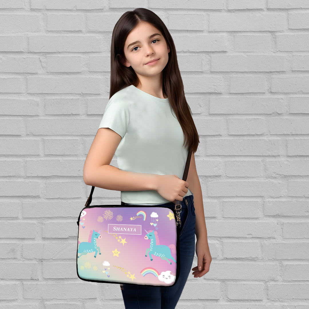 Unicorns & Rainbow Kids Laptop Bag