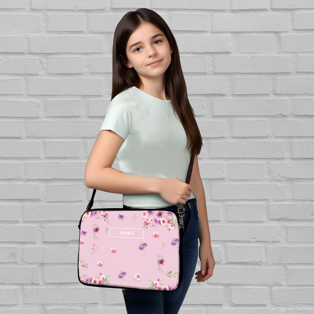 Floral Fiesta Kids Laptop Bag