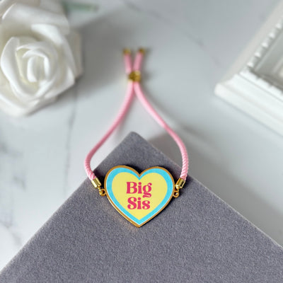 Big Sis (Pastel) Metal Rakhi (Non Personalised)