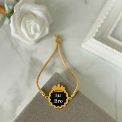 Lil Bro Metal Rakhi (Non Personalised)