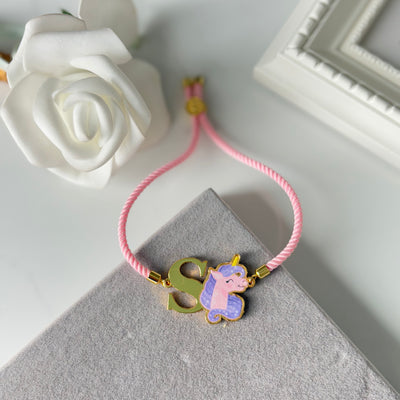 Unicorn (Lilac) Metal Rakhi
