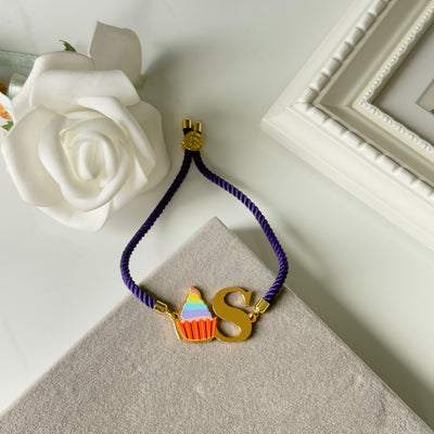Cupcake Metal Rakhi