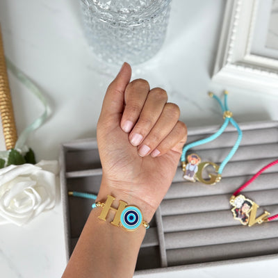 Evil Eye Metal Rakhi