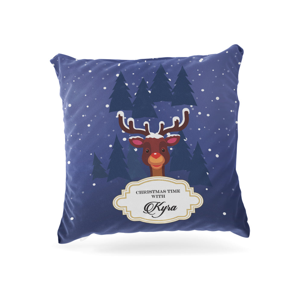 Rudolph The Red-Nosed Christmas Cushion Cover