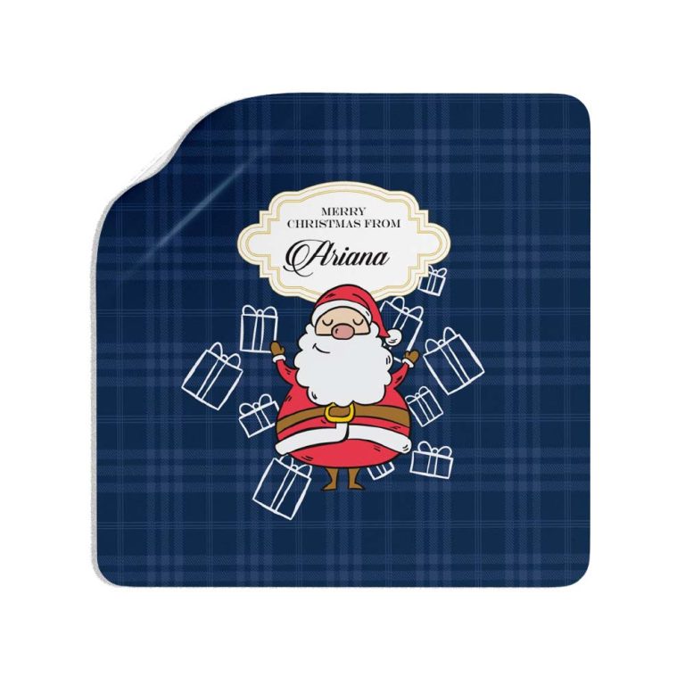 Santa's Sleigh Christmas Gift Sticker (Set of 24)