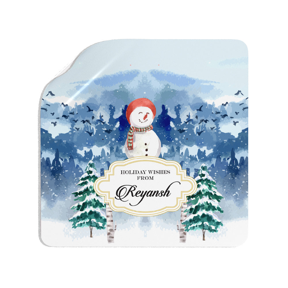 Snowman Land Christmas Gift Sticker (Set of 24)