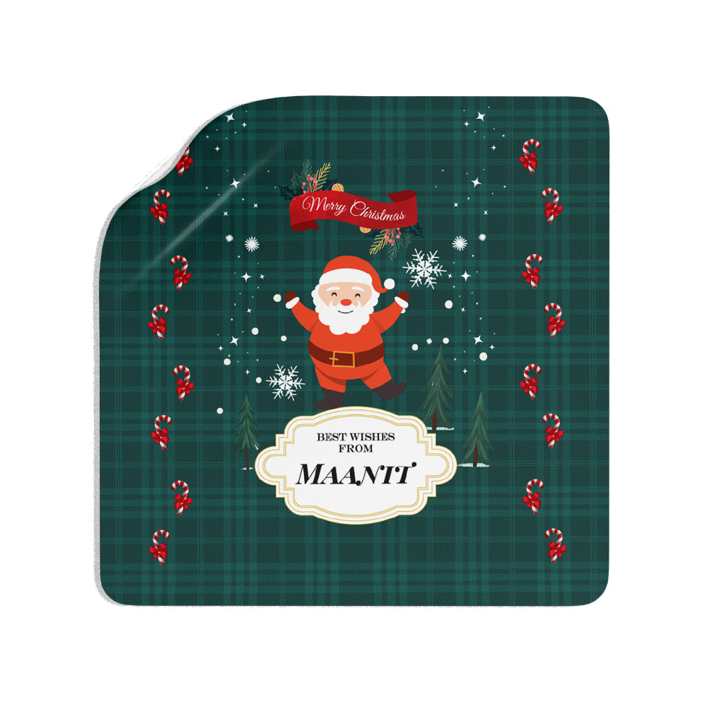 Merry Santa Christmas Gift Sticker (Set of 24)