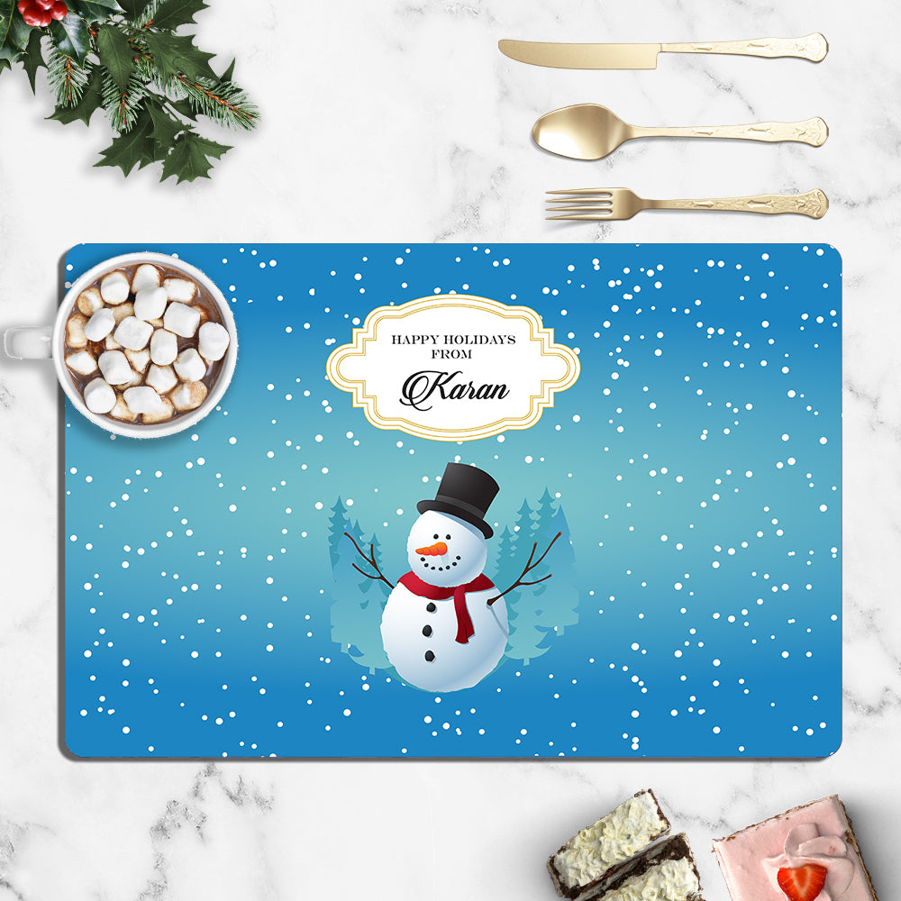 Frosty The Snowman Christmas Tablemat