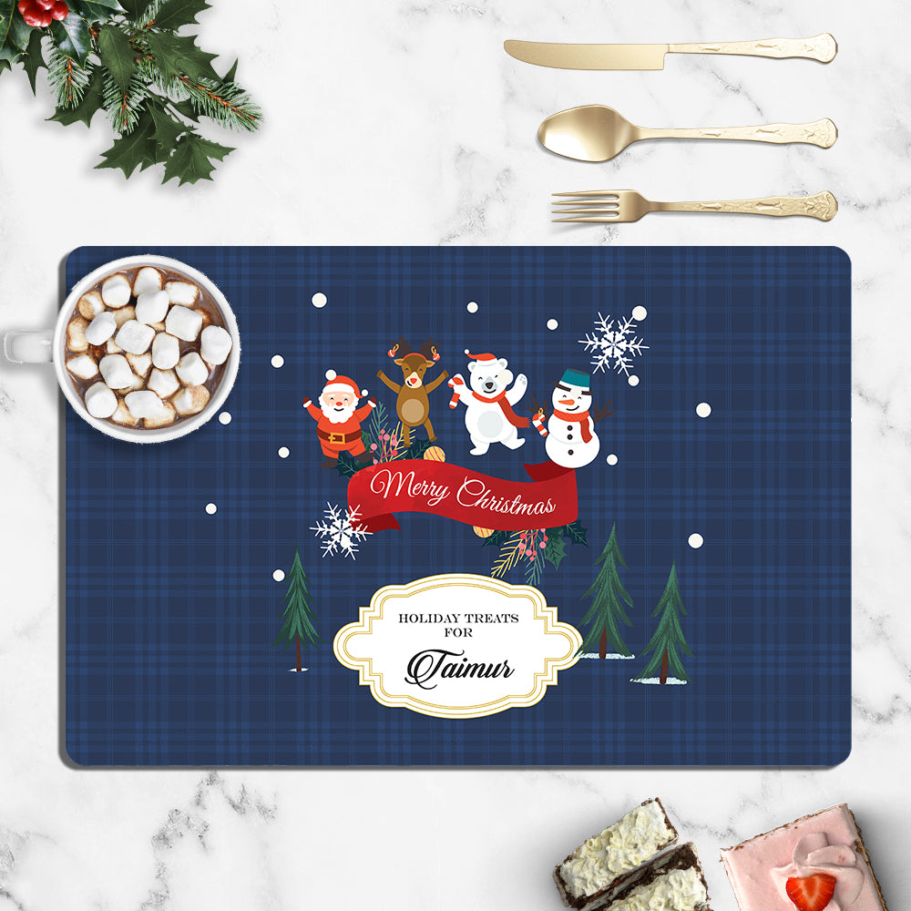 Lil X'mas Friends Christmas Tablemat