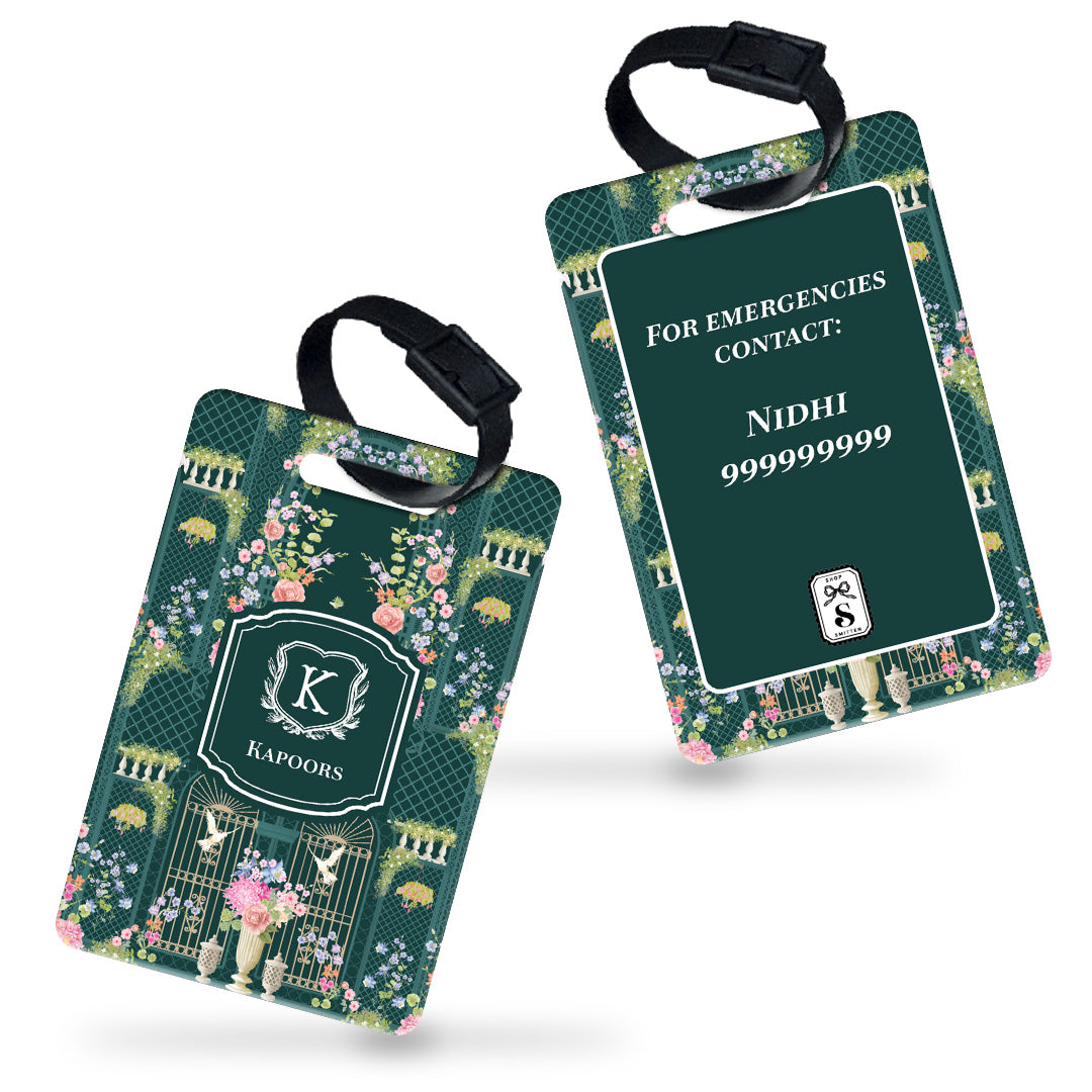 Secret Garden Bag Tag