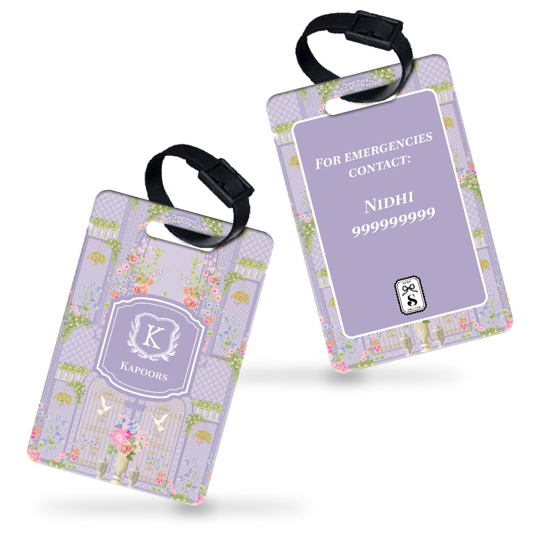 Secret Garden Bag Tag