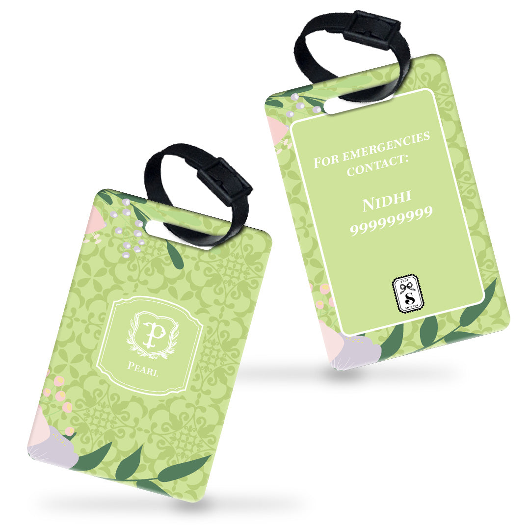 Royal Bloom Bag Tag