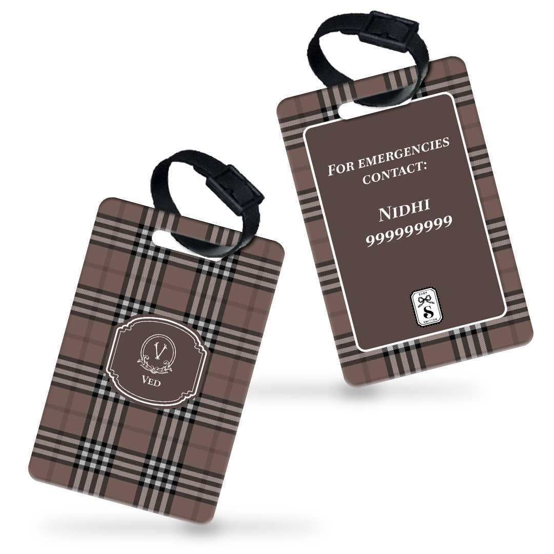 Tartan Bag Tag