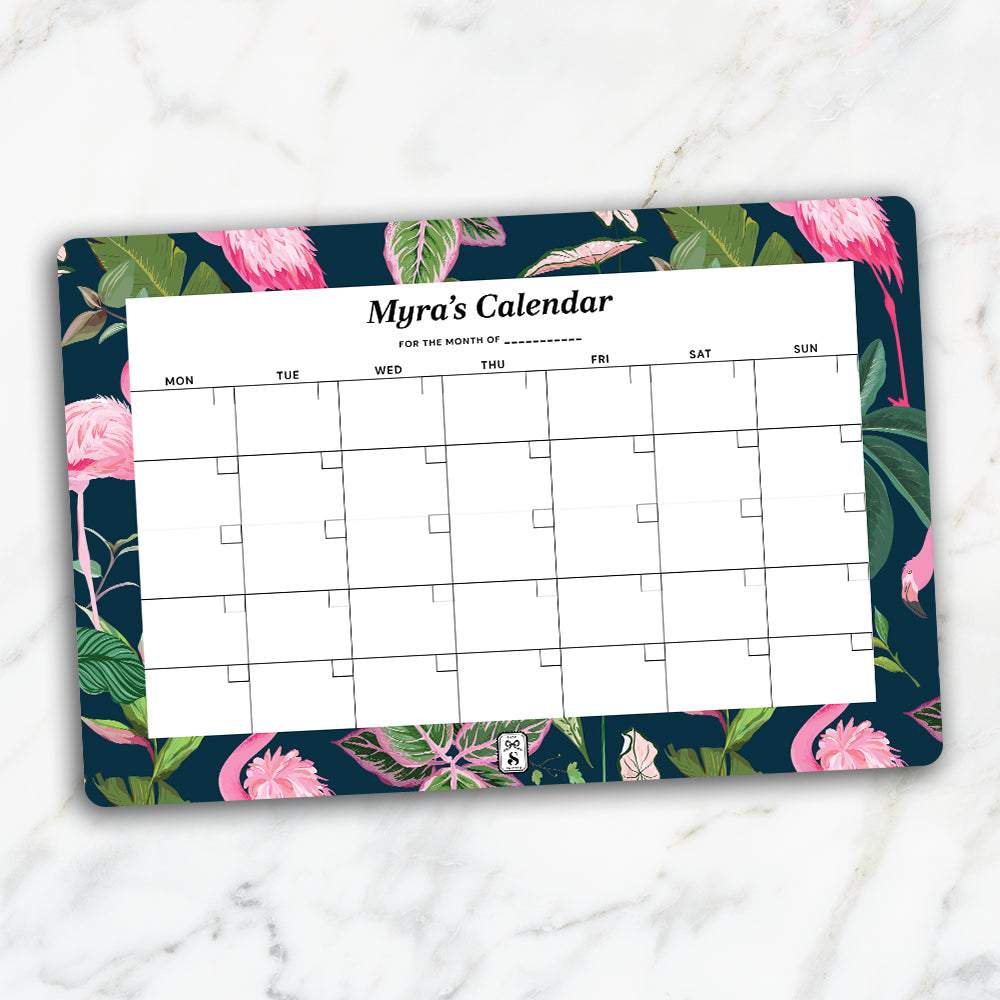 Flamingo Foliage Calendar