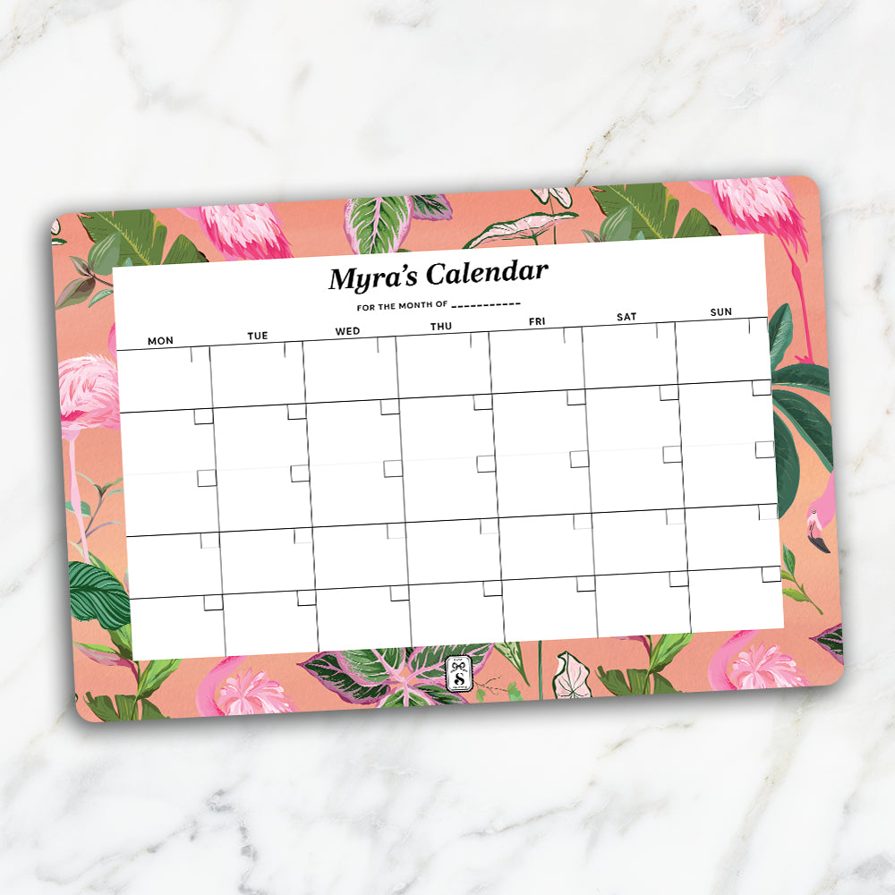 Flamingo Foliage Calendar